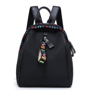 Casual Fashion Backpack, Women's Bag, Double-Back Mommy Shopping Bag, Compact and Lightweight Women's Bag, Bottle Bag, Tissue Bag, Women's Bag