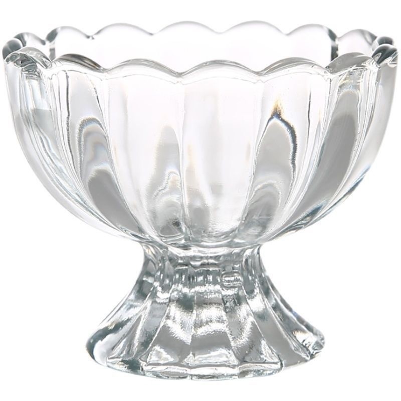 Taza de helado taza de jugo transparente taza de té de leche de vidrio ensalada de postre helado tazón batido taza de helado bebida fría