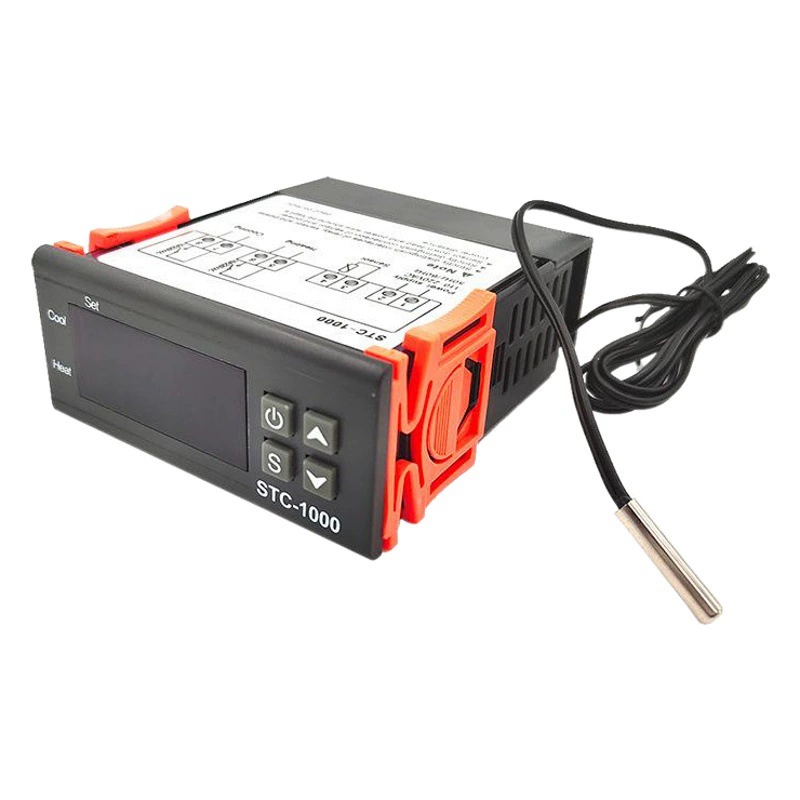 Термостат stc-1000 для аквариума, инкубационная машина для морепродуктов, цифровой цифровой дисплей, микрокомпьютер, регулятор температуры, переключатель