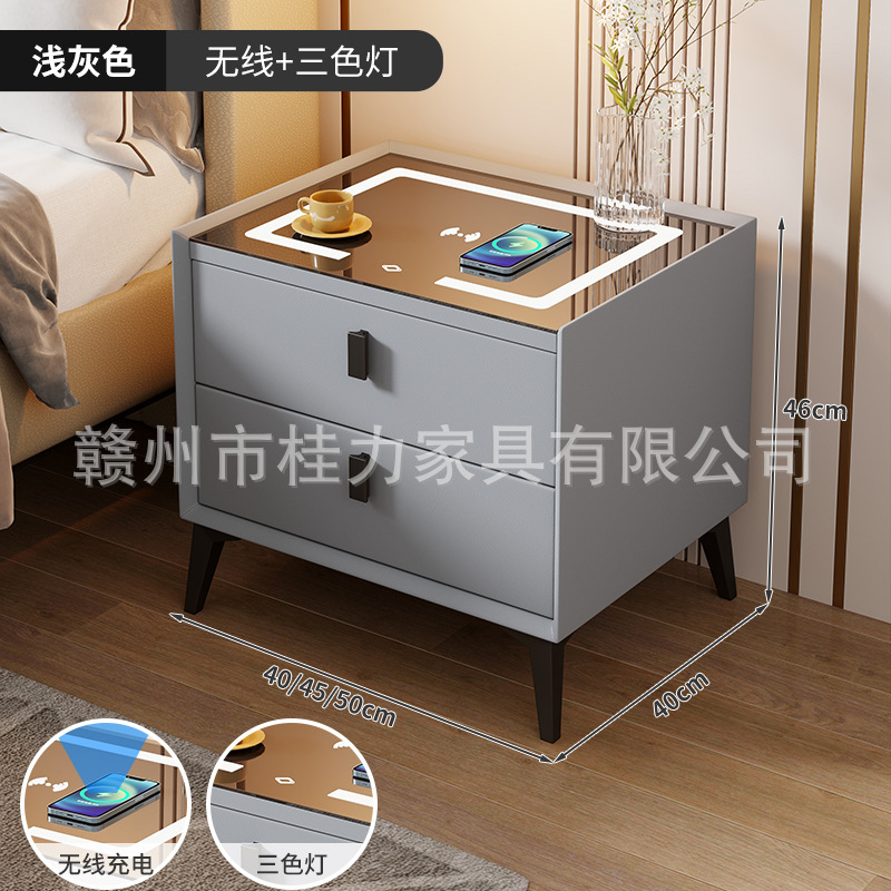 밝은 회색: LED+무선 충전