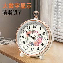 欧式复古座钟客厅创意台式钟表摆件时钟坐钟桌面摆钟家用台钟