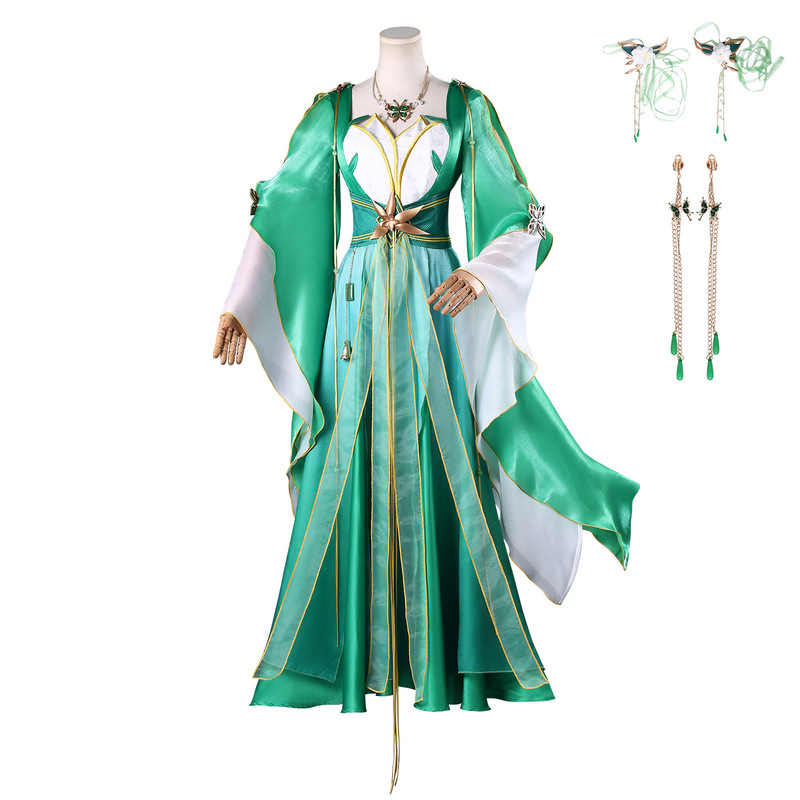 Zhu Xian Biyao Cos Chinese Animation Han Dynasty Chinese Style Ancient Costume Female Cosplay Two-Dimensional Animation Game Costume Cos Suit Zhu Xian Biyao Cos Chinese Animation Han Dynasty Chinese Style Ancient Costume Female Cosplay Two-Dimensional Animation Game Costume Cos Suit