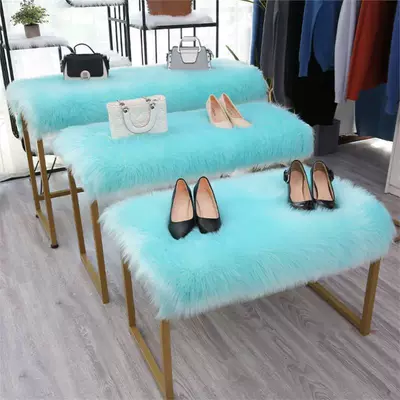 Mats, Rattan Mat Pads, Living Room | Wool pad - customized-size-contact-customer-service-navy-blue-plush-extra-thick