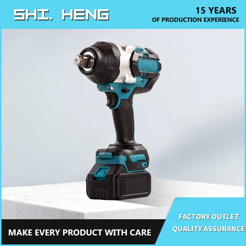 大功率冲击锂电扳手跨境大扭力电动扳手架子工木工汽修电板手