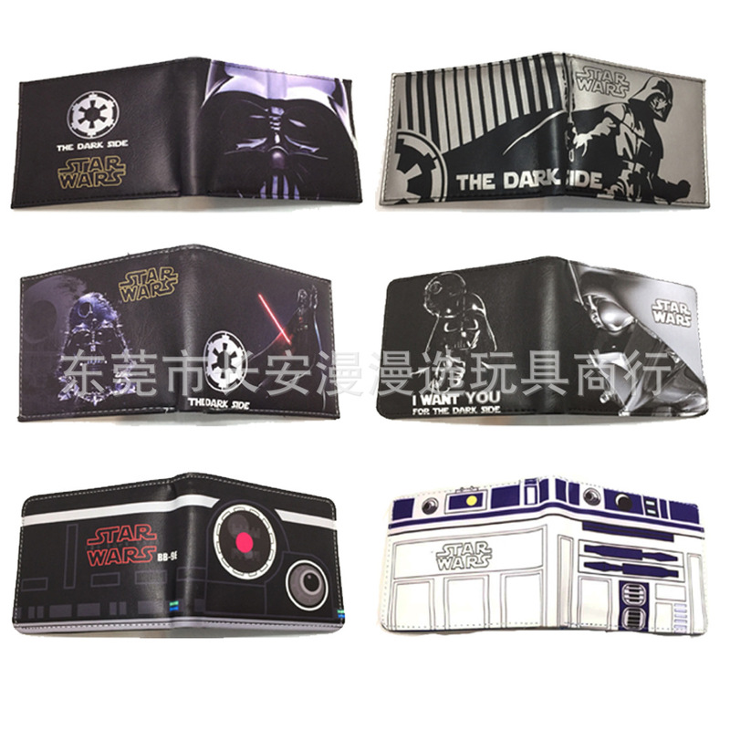 Popular Movie Star Wars Wallet Star Wars Darth Vader Short Pu 80% off Wallet Universal Cabinet