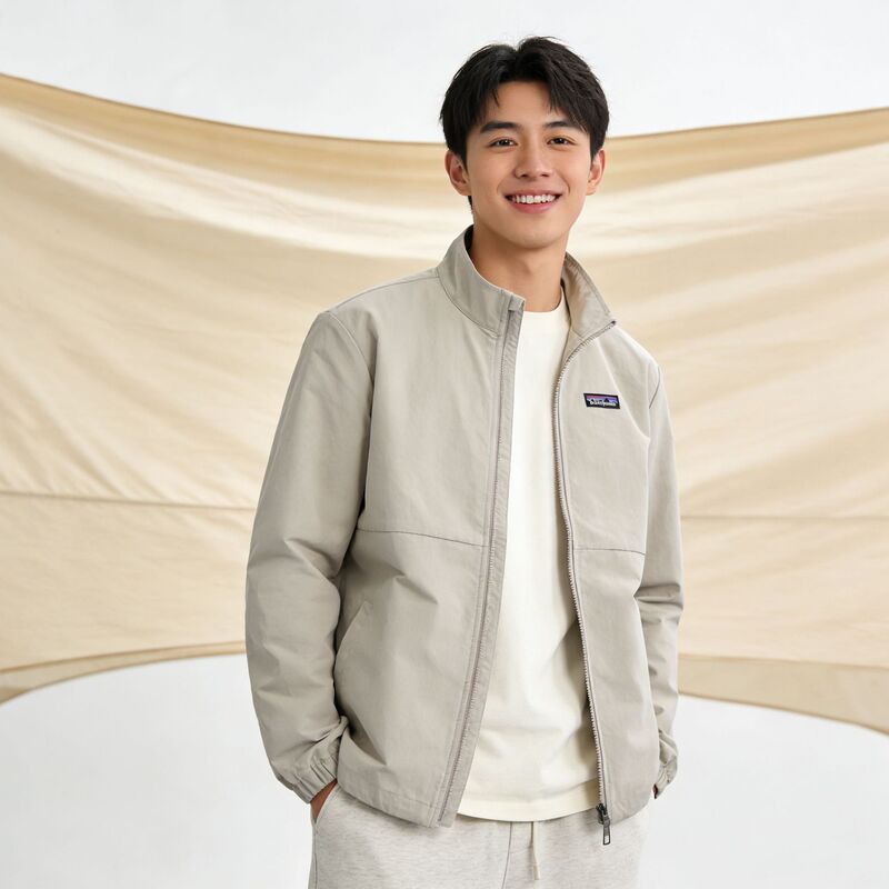 Pata Patagonia 2026 Spring New Style Zip-Up Cardigan Stand-Up Collar Quick-Drying Couple's Jacket