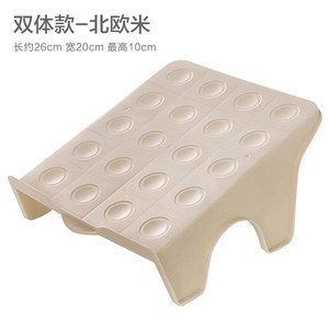 収納靴棚二重プラスチック二重靴ブラケットキャビネット一体式靴トレー整理靴スリッパ棚|undefined