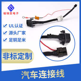 工厂定制电瓶车汽车连接线新能源汽车线束O型连接端子线束加工