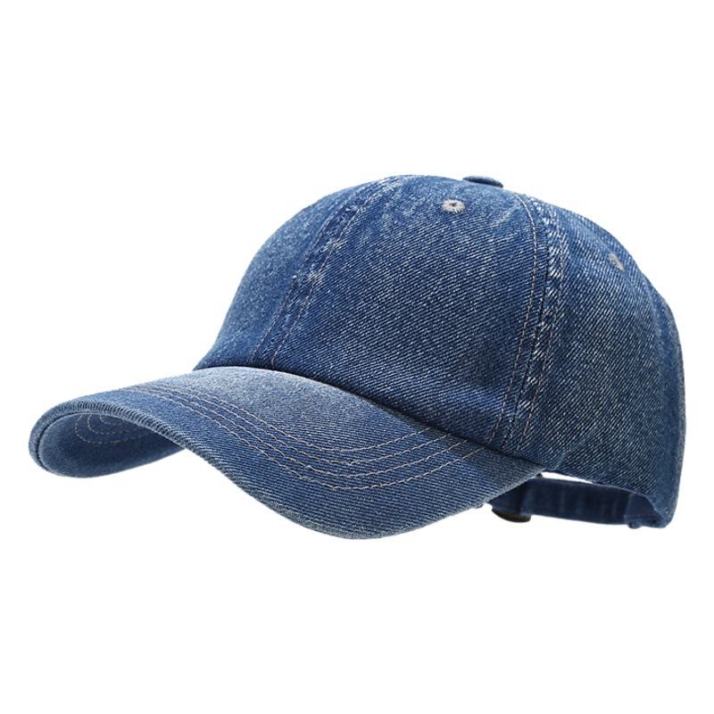 Gorra de béisbol de verano para hombres y mujeres suave tablero ligero sombrero de mezclilla sombreros de mezclilla al por mayor gorra de pico a prueba de sol casual