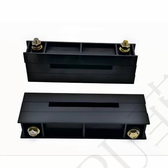 Single-Row Modular Lmj1 Insulated Busbar Frame Ggd Black Busbar Clamp Distribution Cabinet Copper Bar Neutral Wire Clamp Fixing Clamp