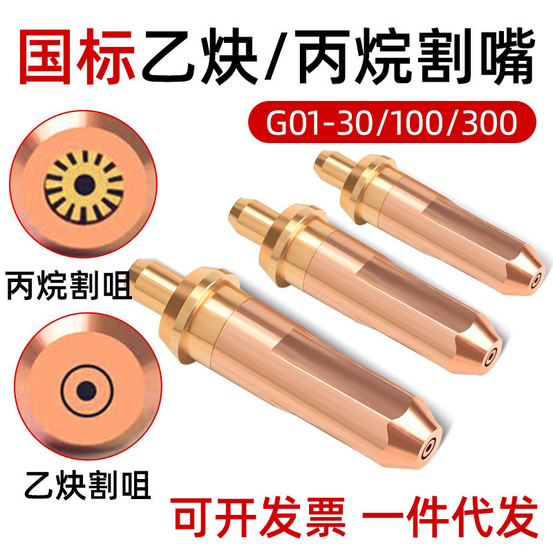 Wholesale Orlis Cutting Nozzle G01-30/100 Type Liquefied Gas Acetylene Ring Type Propane Plum Blossom Cutting Nozzle Gas Cutting Nozzle