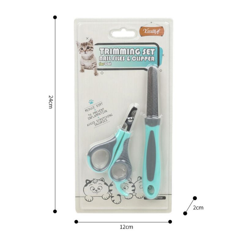 Fábrica de tijeras de uñas para mascotas en stock, tijeras de uñas para gatos, set de tijeras de uñas para mascotas, herramientas de limpieza y belleza