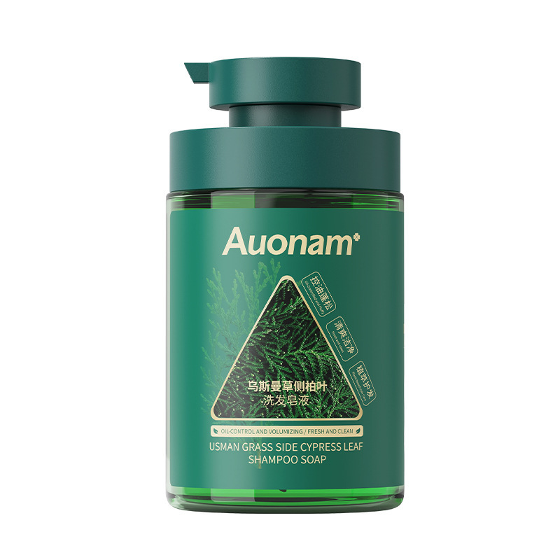 Auonam Usman grasa lateral jabon de champú, extracto de hierbas, esencia natural, jabon de champú antiprurito, fabricante
