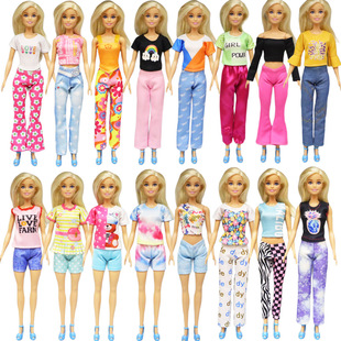 Cross-Border New Foreign Trade Barbie Doll Clothes Girls Children Princess Toys Baby Clothes Accessories Dress up Wholesale