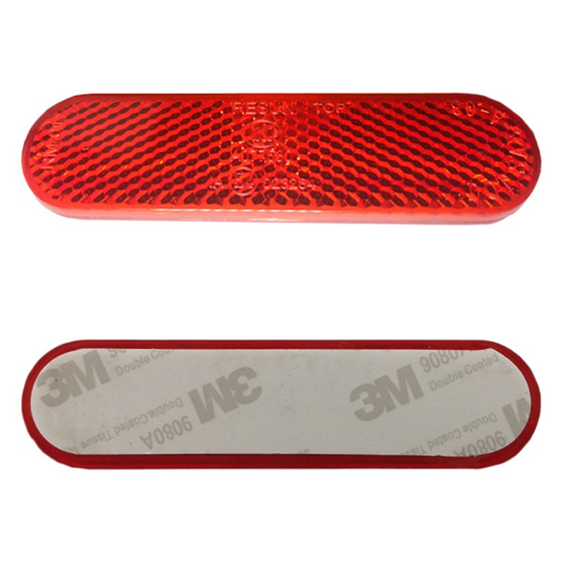 Motocicleta bicicleta eléctrica scooter Oval reflector logo