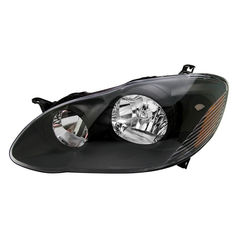 Adecuado para Toyota Corolla negro estándar americano faro Corolla03-08 coche original semi-montaje faro
