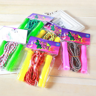 For foreign trade students rope skipping rope color children students rope skipping sports equipment sports rope fitness rope skipping rope