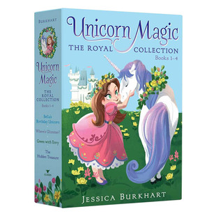Princess and Magic Unicorn 1-4 book boxed English original Unicorn Magic The Royal