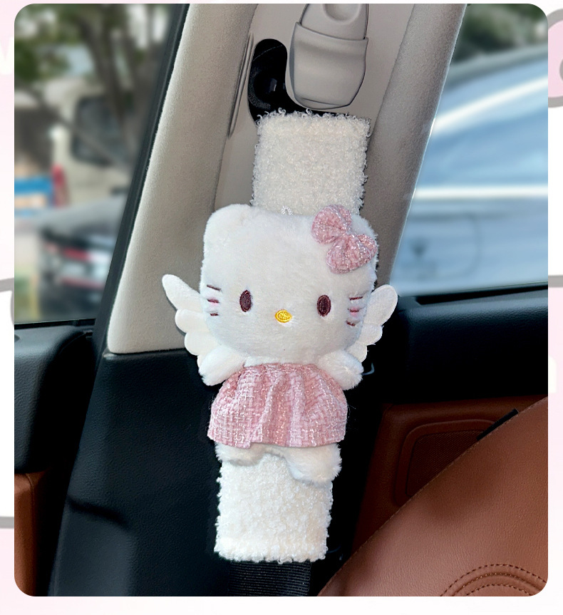 Car Seatbelt Shoulder Pads Are Comfortable and Breathable for Long-Distance Use, Providing Protection for the Shoulders and Neck, and Are an Essential Car Accessory