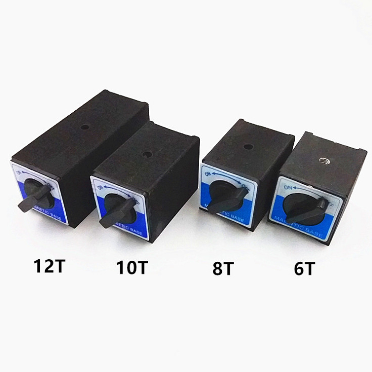 开关式线切割强力磁力座磁性操作器 手动磁吊磁铁表坐6T8T10T12T