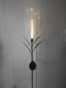 LED household solar Reed optical fiber lamp outside waterproof lawn courtyard park landscape atmosphere decorative lamp