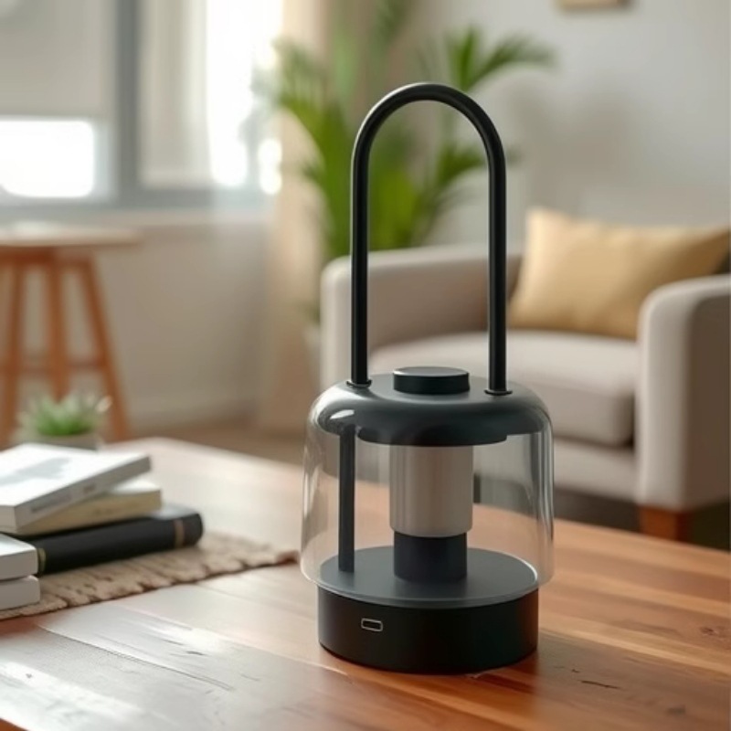 Luz nocturna táctil portátil retro transfronteriza, lámpara de mesa decorativa de carga USB, luz de bar creativa, luz nocturna de campamento al aire libre