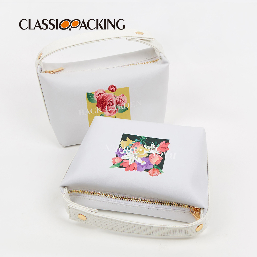 Simple japonés bolsa de cosméticos de gran capacidad de alto aspecto de cuidado de la piel Portátil Bolsa de almacenamiento de productos de viaje al aire libre