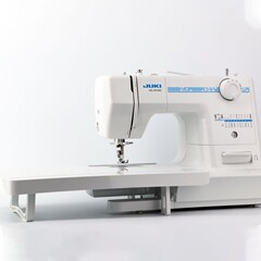 JUKI ロックミシン 8370 電動 19種類の縫い目、ロック、ボタンホール、厚物縫い、自動糸通し、卓上ミシン