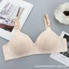 Comfortable wireless bra, underwear, breathable thin push up bra for mother, for middle age, plus size