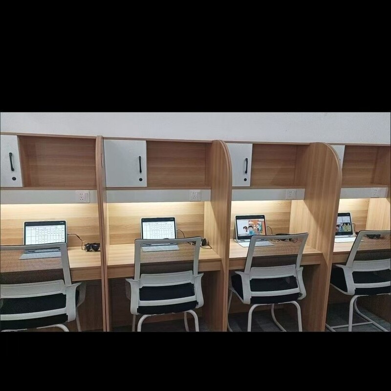 Study Desk for Exam Preparation, Immersion Desk, Study Room Style Computer Desk, Self-Study Desk for Postgraduate Entrance Exams, Ai Self-Study Desk