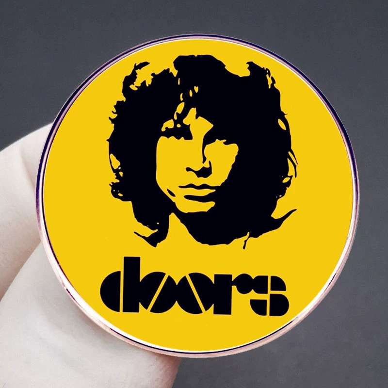 Группа The Doors Gate Band Band Stroke Rock Music Stop Needle Metal Alloy Bades Аксессуары