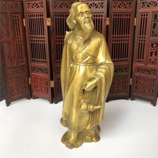 Brass Hua Tuo Statue Ornaments Medical Sage Divine Doctor Bronze Statue Hospital Clinic Pharmacy Decorations Crafts Gift for Famous Doctors