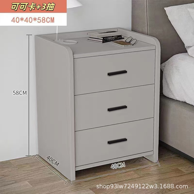 3개의 드로우 - 코코아 카드 너비 40*깊이 40*높이 58CM