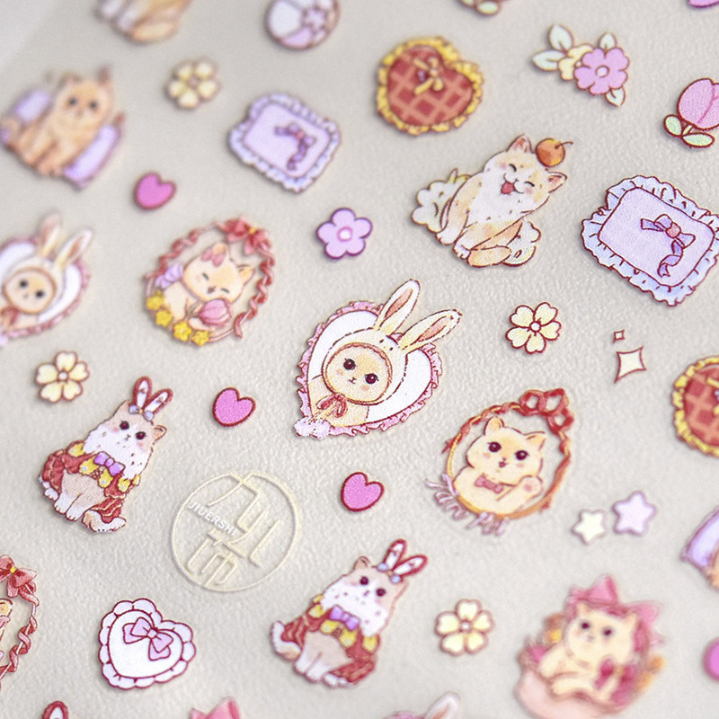 tomoni thin tough nail stickers popular Japanese retro nail stickers factory wholesale Space Bear 3158 tomoni thin tough nail stickers popular Japanese retro nail stickers factory wholesale Space Bear 3158