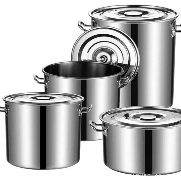 Extra large big capacious bucket stainless steel for commercial use