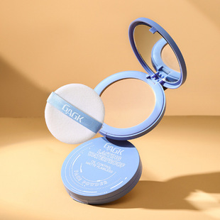 Cross-border special GAGK matte wet and dry powder cake makeup natural concealer long-lasting waterproof powder cake facial makeup