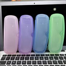 批外贸彩色近视学生老花镜收纳盒塑料胶盒眼镜盒超轻大号厂家定制