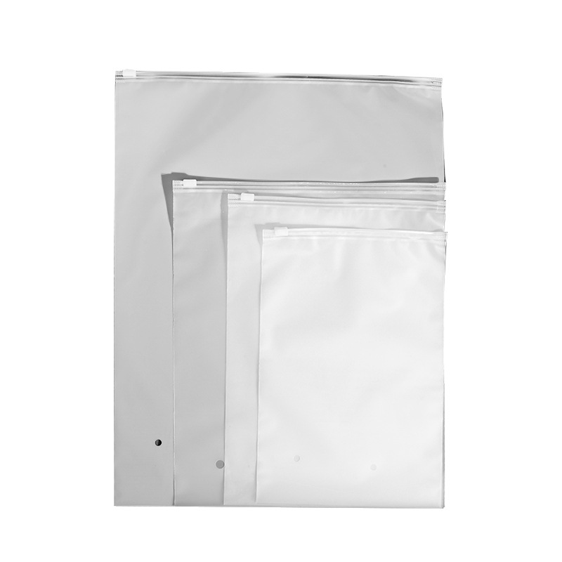 Bolsa de cremallera esmerilado transparente calcetines bolsa de embalaje de ropa PE bolsa de plástico Ziplock ropa interior bolsa de embalaje al por mayor