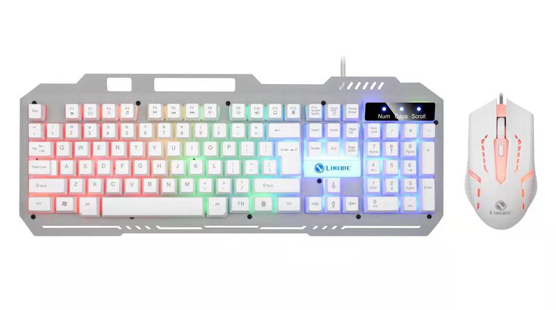 力マグネシウムt25機械手触りキーボード電気競争デスクトップノートパソコンゲーム有線金属キーマウスセット|undefined