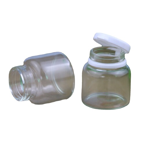 Transparent 5g cream jar with peel-off cap, bottle liquid jar, facial mask mini, cosmetic refilling bottle