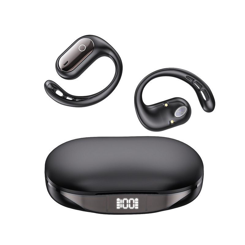 2025 新しいスマート AI 翻訳 XG99 Bluetooth ヘッドセット超長バッテリー寿命 OWS 非インイヤー外部再生耳掛けタイプ|undefined