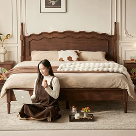 实木床;斗柜;桌类、茶几