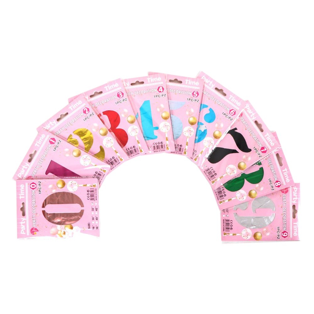 Tarjeta de papel de globo que empaqueta la tarjeta de papel digital del globo Película de aluminio de 32 pulgadas