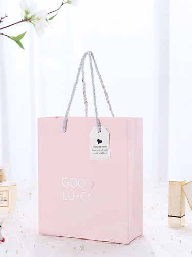 Small fresh lipstick handbag mobile phone case packaging paper bag with printable logo perfume skin care product packaging bag