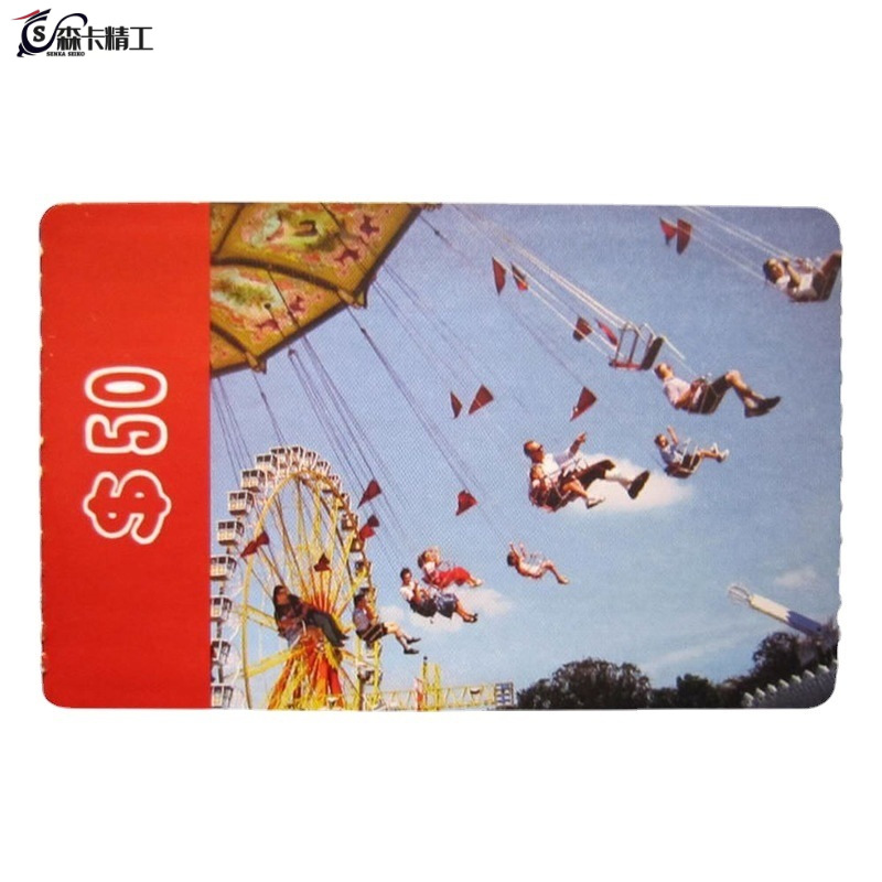 纸质RFID地铁票游戏票射频识别纸卡 pvc卡水转印影视卡积分卡