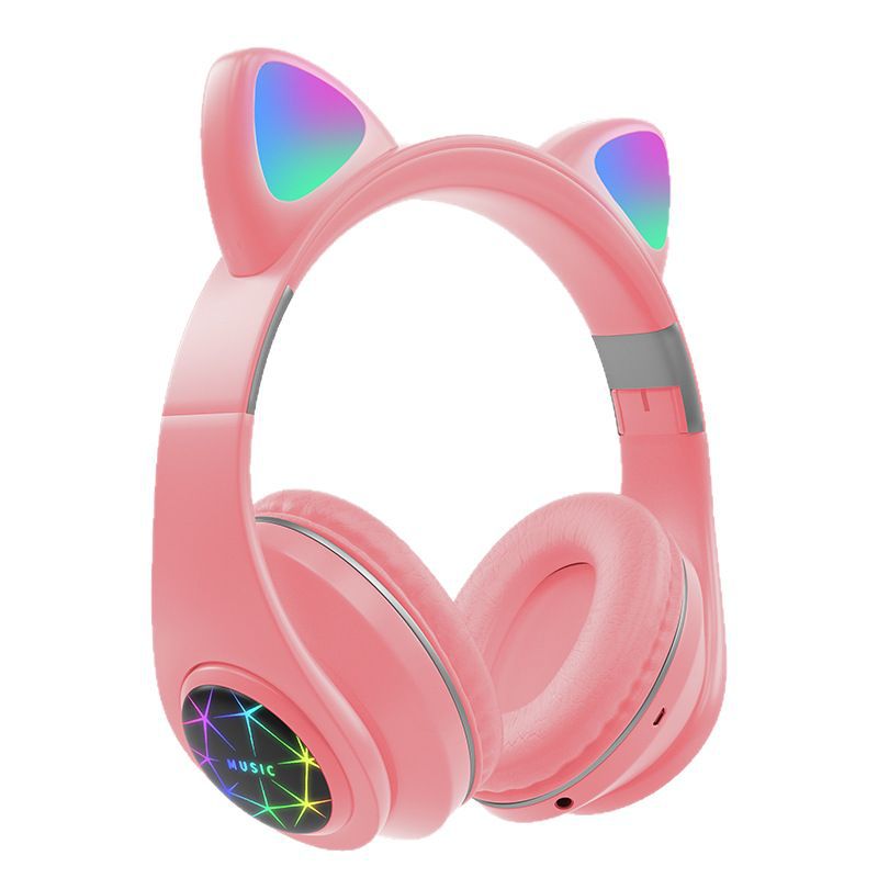 Nuevo M2 M7 gato oído auricular Bluetooth auricular luminoso macaron color todo incluido oído auriculares inalámbricos 5,0