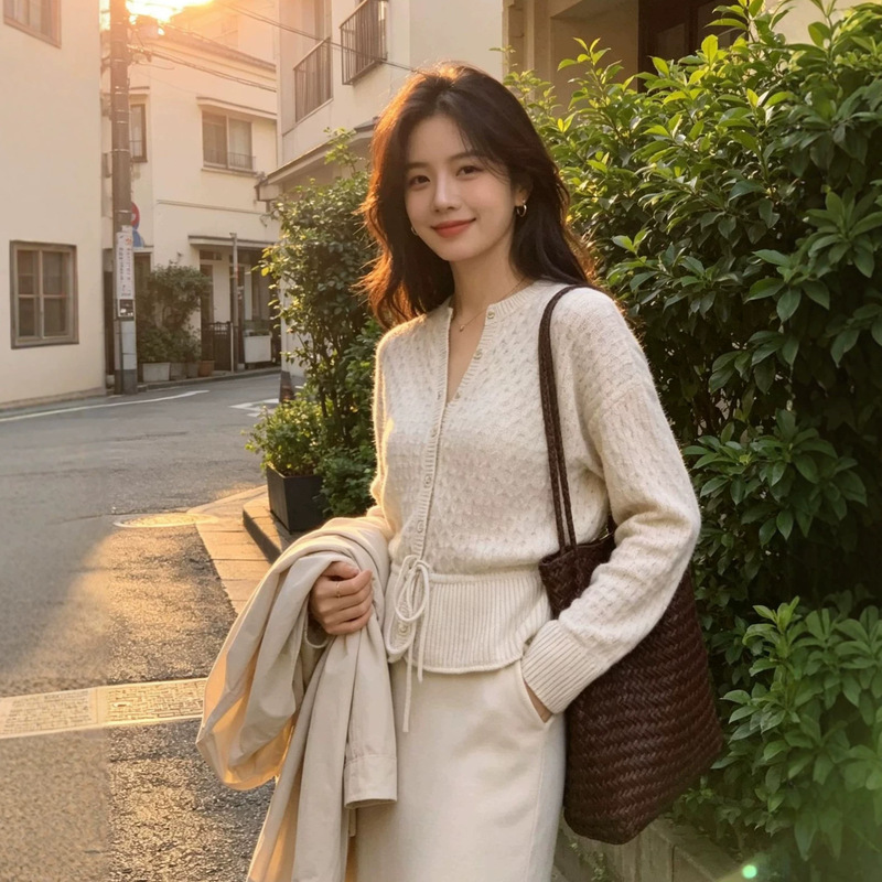 High-end ennd cashmere designer autumn-winter top, Nanyou high-end women's clothing, Chanel-style sophisticated knitted cardigan High-end ennd cashmere designer autumn-winter top, Nanyou high-end women's clothing, Chanel-style sophisticated knitted cardigan