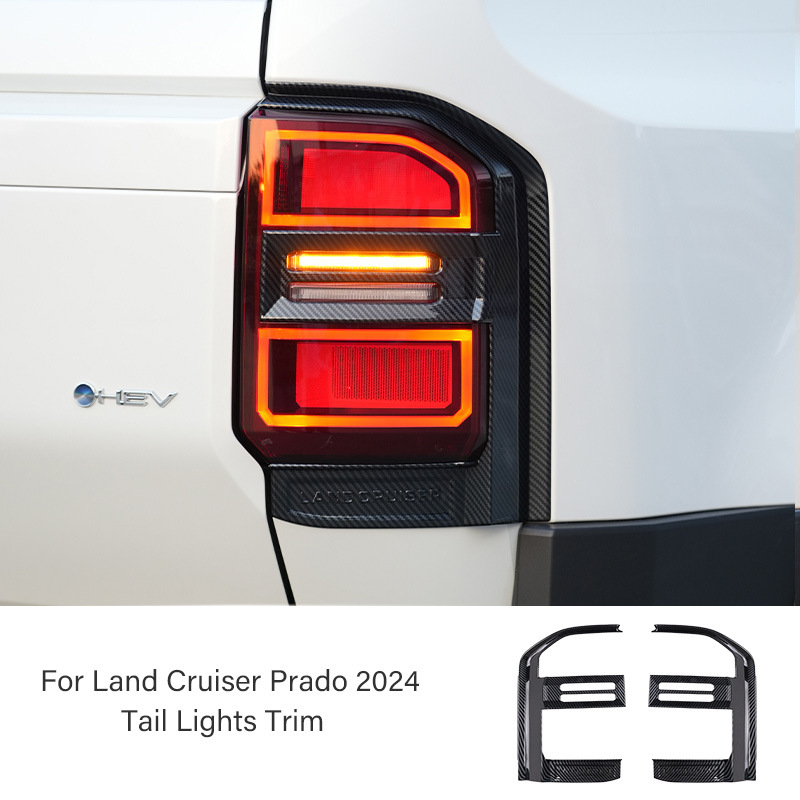 Special 2024 Prado taillight frame LC250 J250 rear taillight trim frame Tail Lights Trim accessories