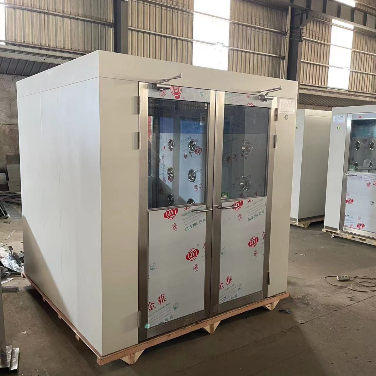 天润批发半导体新能源光伏电子无尘车间原材料进出货物风淋室通道