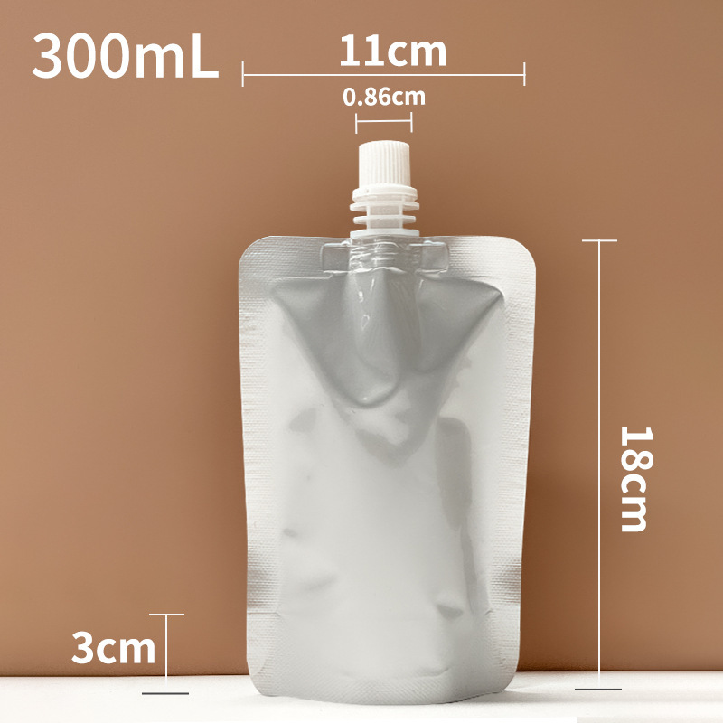 アルミ箔吸口袋ソーススープ牛乳液体包装袋飲料自立式出前スープ袋高温100度|undefined